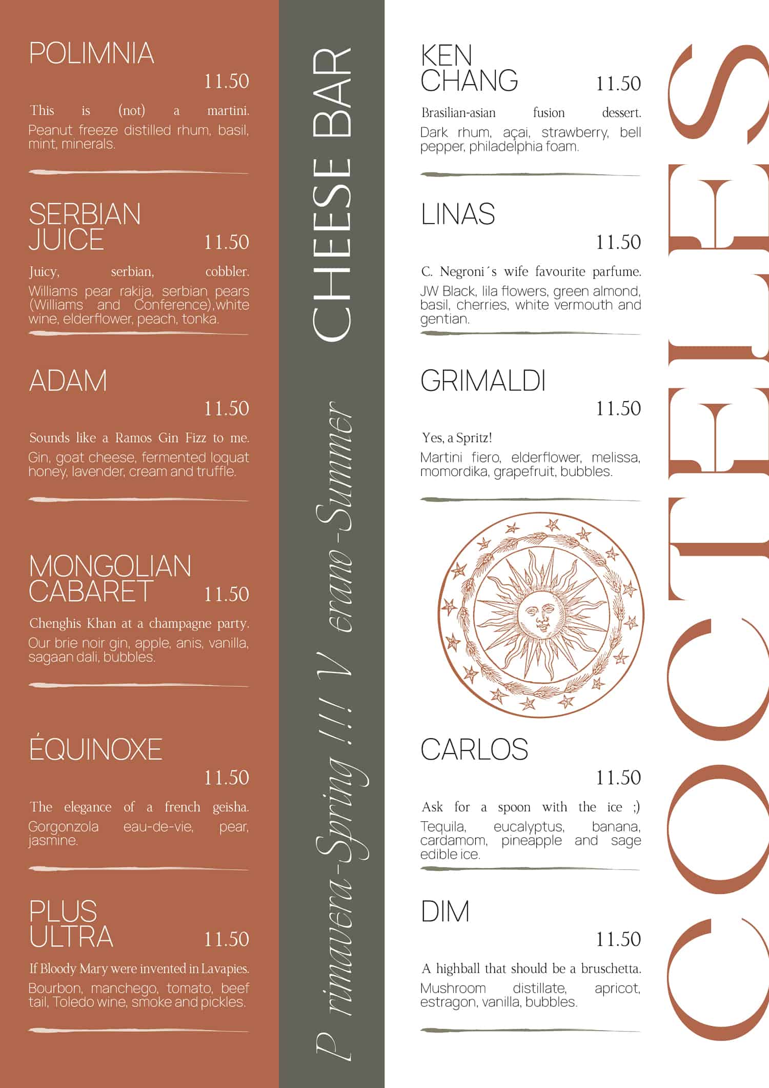 Quesarium Restaurant & Cocktails in Barcelona.